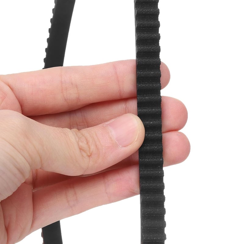 uxcell HTD-5M Rubber Timing Belt 114 Teeth, 570mm Pitch Length x 9mm Width x 3.6mm Height, Closed Loop Pulley Timing Belt - Image 3
